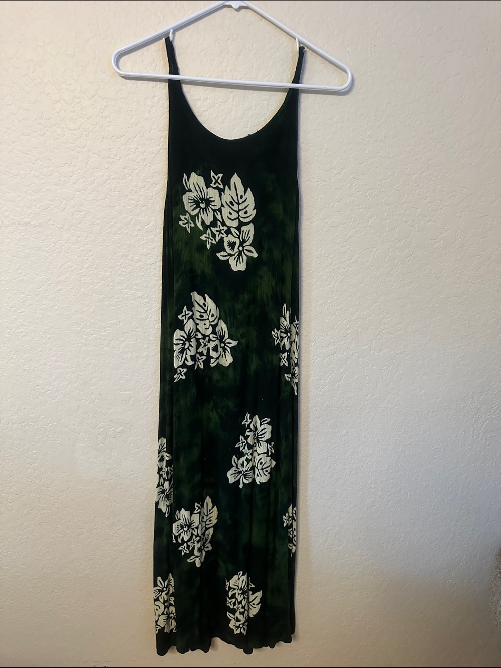 Green Floral Maxi Dress
